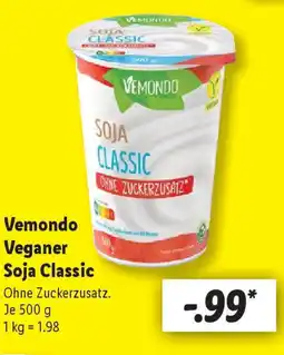 Lidl Vemondo Veganer Soja Classic Angebot