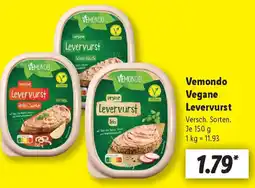 Lidl Vemondo Vegane Levervurst Angebot