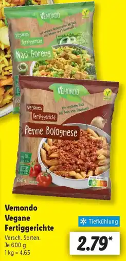 Lidl Vemondo Vegane Fertiggerichte Angebot