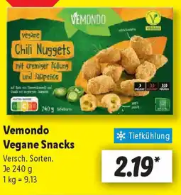 Lidl Vemondo Vegane Snacks Angebot