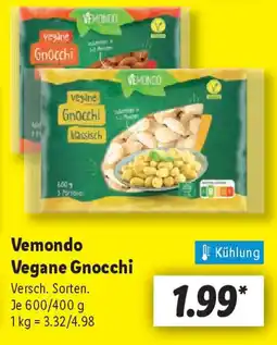 Lidl Vemondo Vegane Gnocchi Angebot