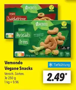 Lidl Vemondo Vegane Snacks Angebot
