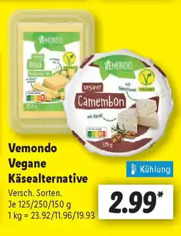 Lidl Vemondo Vegane Käsealternative Angebot