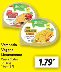 Lidl Vemondo Vegane Linsencreme Angebot