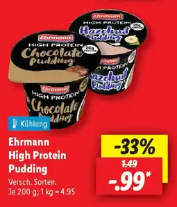 Lidl Ehrmann High Protein Pudding Angebot