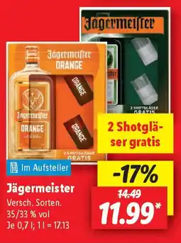 Lidl Jägermeister Angebot