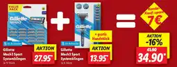 Lidl Gillette Mach3 Sport Systemklingen Je 17 Stück + Mach3 Sport Systemklingen Je 6 Stück Angebot