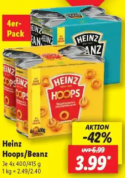 Lidl Heinz Hoops/Beanz Angebot
