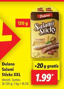 Lidl Dulano Salami Sticks Angebot