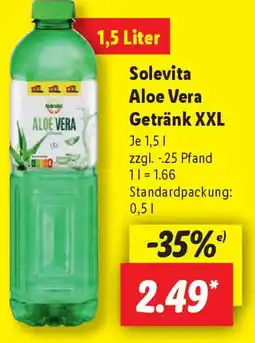 Lidl Solevita Aloe Vera Getränk XXL Angebot