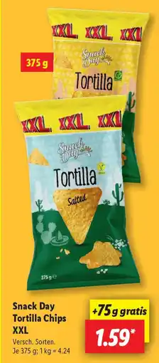 Lidl Snack Day Tortilla Chips XXL Angebot