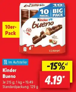 Lidl Kinder Bueno Angebot