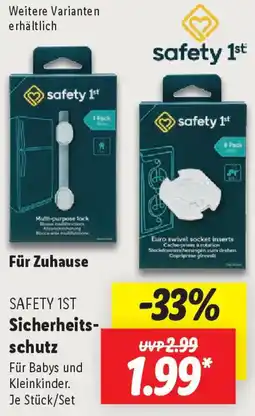 Lidl SAFETY 1ST Sicherheits- schutz Angebot