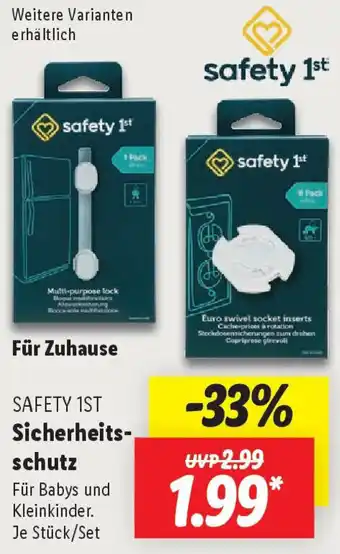 Lidl SAFETY 1ST Sicherheits- schutz Angebot