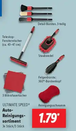 Lidl ULTIMATE SPEED Auto- Reinigungs- sortiment Angebot