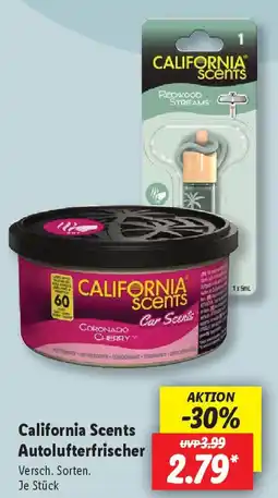 Lidl California Scents Autolufterfrischer Angebot