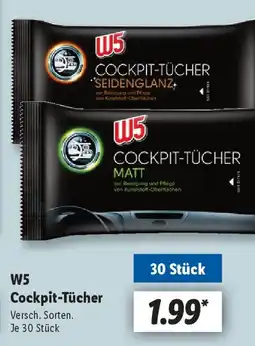 Lidl W5 Cockpit-Tücher Angebot