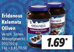 Lidl Eridanous Kalamata Oliven Angebot