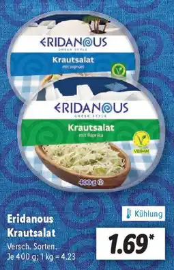 Lidl Eridanous Krautsalat Angebot