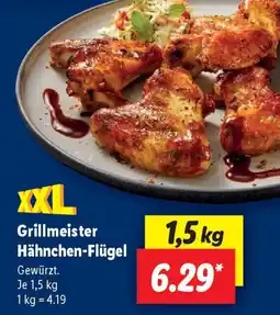Lidl XXL Grillmeister Hähnchen-Flügel Angebot