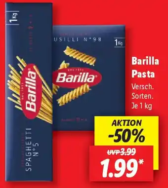 Lidl Barilla Pasta Angebot