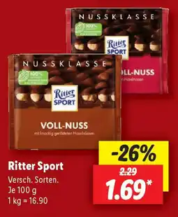 Lidl Ritter Sport Angebot