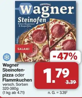 Famila Nord West Wagner Steinofen- pizza oder Flammkuchen Angebot