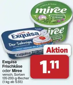 Famila Nord West Exquisa Frischkäse oder Miree Angebot