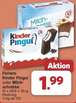 Famila Nord West Ferrero Kinder Pingui oder Milch- schnitte Angebot