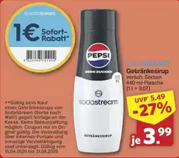 Famila Nord West sodastream Getränkesirup Angebot