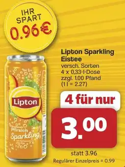 Famila Nord West Lipton Sparkling Eistee Angebot