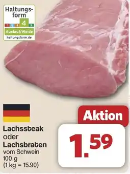 Famila Nord West Lachssteak oder Lachsbraten Angebot