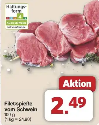 Famila Nord West Filetspieße vom Schwein Angebot