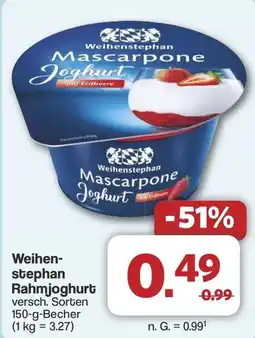 Famila Nord West Weihen- stephan Rahmjoghurt Angebot