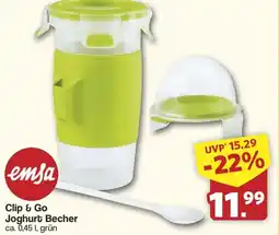 Famila Nord West emsa Clip & Go Joghurt Becher Angebot