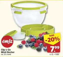 Famila Nord West emsa Clip & Go Müsli Becher Angebot