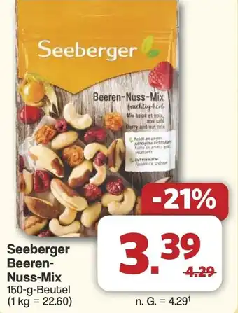 Famila Nord West Seeberger Beeren- Nuss-Mix Angebot