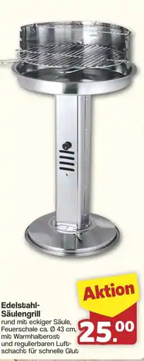 Famila Nord West Edelstahl- Säulengrill Angebot