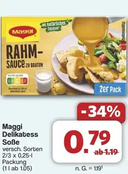 Famila Nord West Maggi Delikatess Soße Angebot