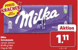 Famila Nord West Milka Schokolade Angebot