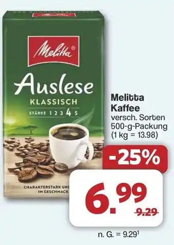 Famila Nord West Melitta Kaffee Angebot