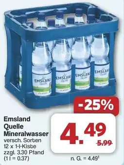 Famila Nord West Emsland Quelle Mineralwasser Angebot