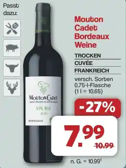 Famila Nord West Mouton Cadet Bordeaux Weine Angebot