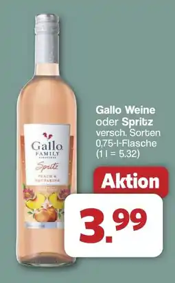 Famila Nord West Gallo Weine oder Spritz Angebot