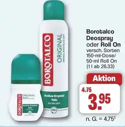 Famila Nord West Borotalco Deospray oder Roll On Angebot
