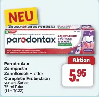 Famila Nord West Parodontax Zahnpasta Zahnfleisch + oder Complete Protection Angebot