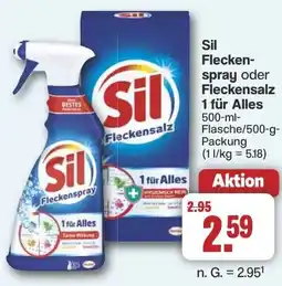 Famila Nord West Sil Flecken- spray oder Fleckensalz 1 für Alles Angebot