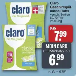 Famila Nord West Claro Geschirrspül- mittel-Tabs Angebot