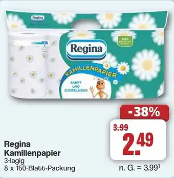 Famila Nord West Regina Kamillenpapier 3-lagig Angebot