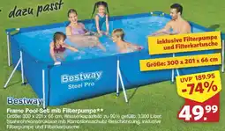 Famila Nord West Bestway Frame Pool-Set mit Filterpumpe Angebot